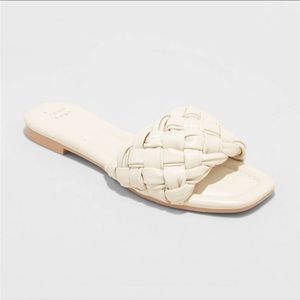 A New Day Carissa Slide Sandals - Off-white